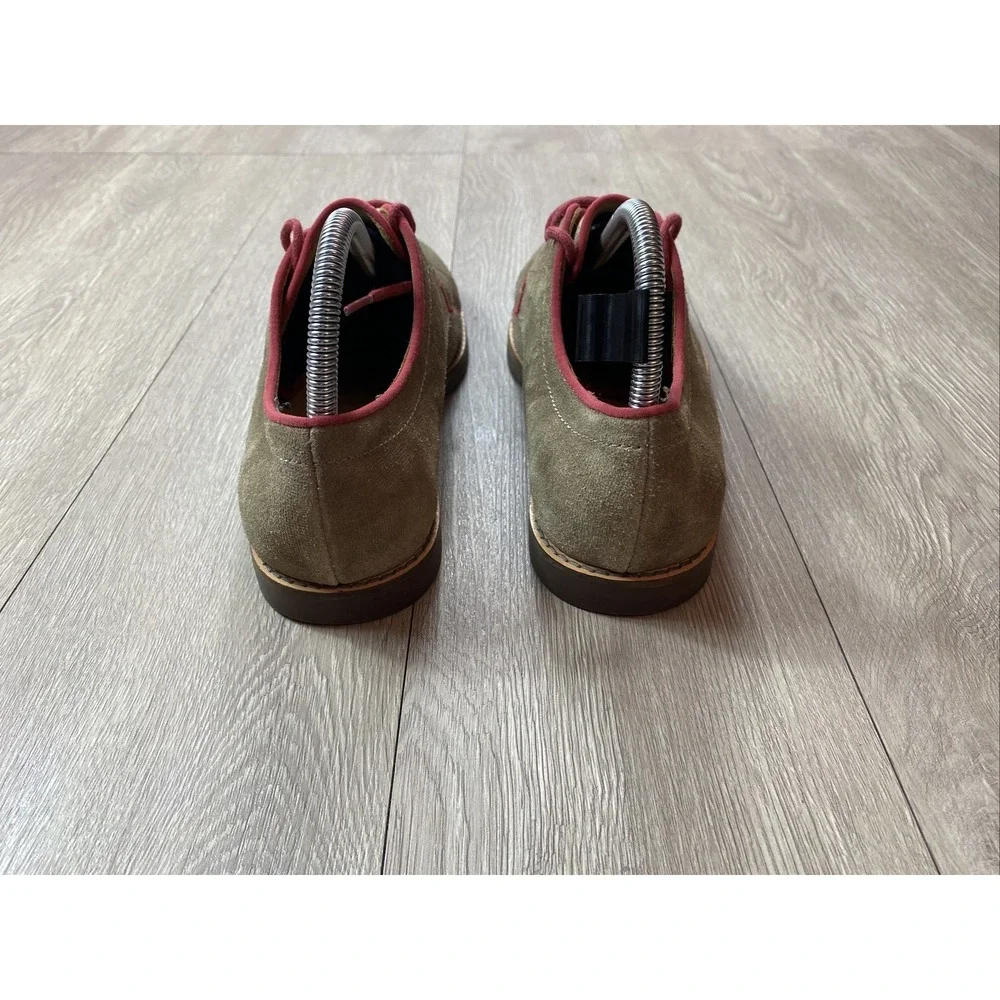 Sebago Men's Shoes Norwich Oxford Taupe Canvas Upper‎ Dress Size 8 M